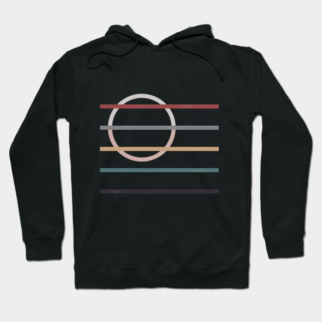 for Love || stripes & circle Hoodie by Ia-Po